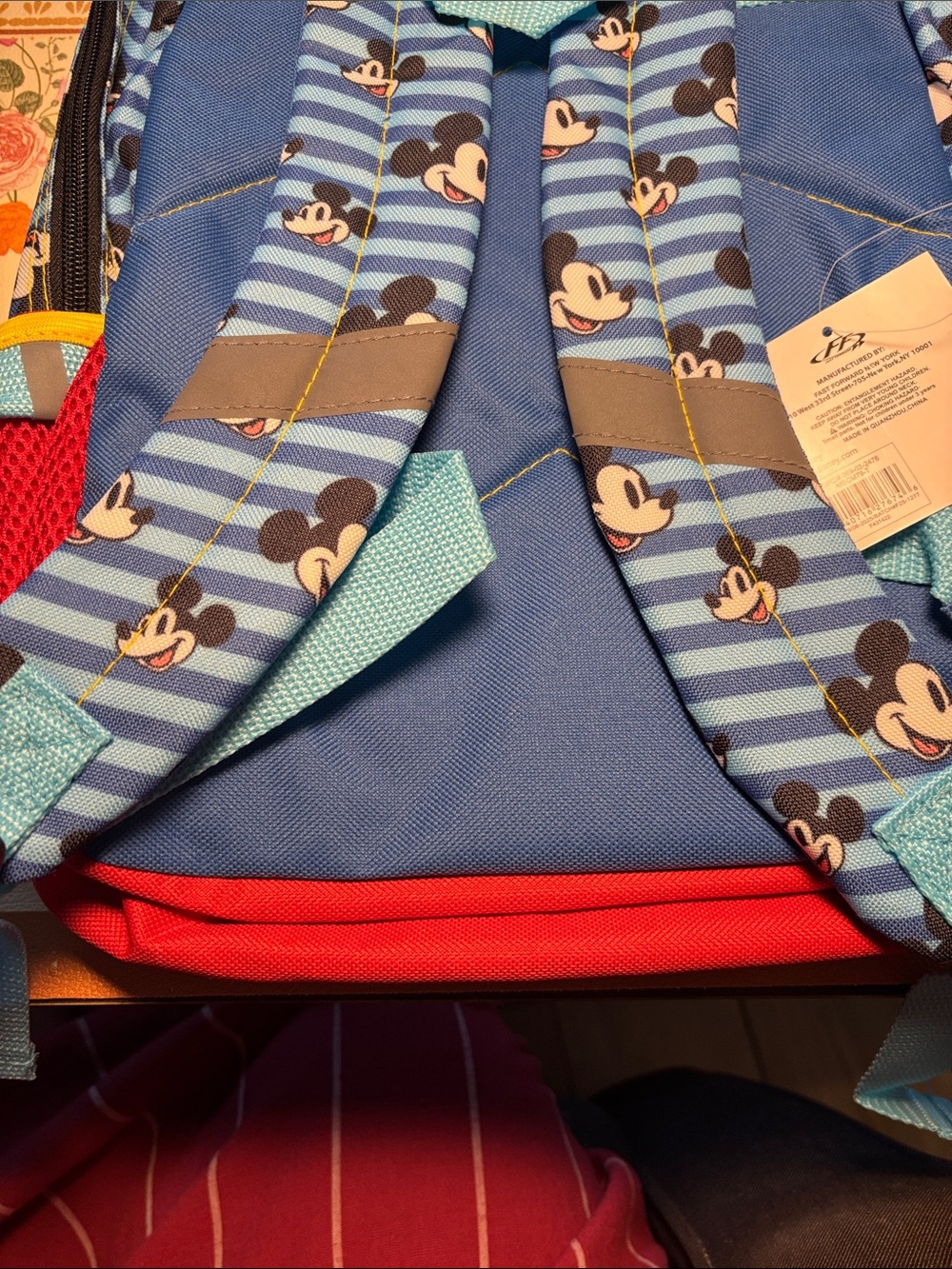 Disney Kids Backpack - Red & Blue - Picture 4 of 4